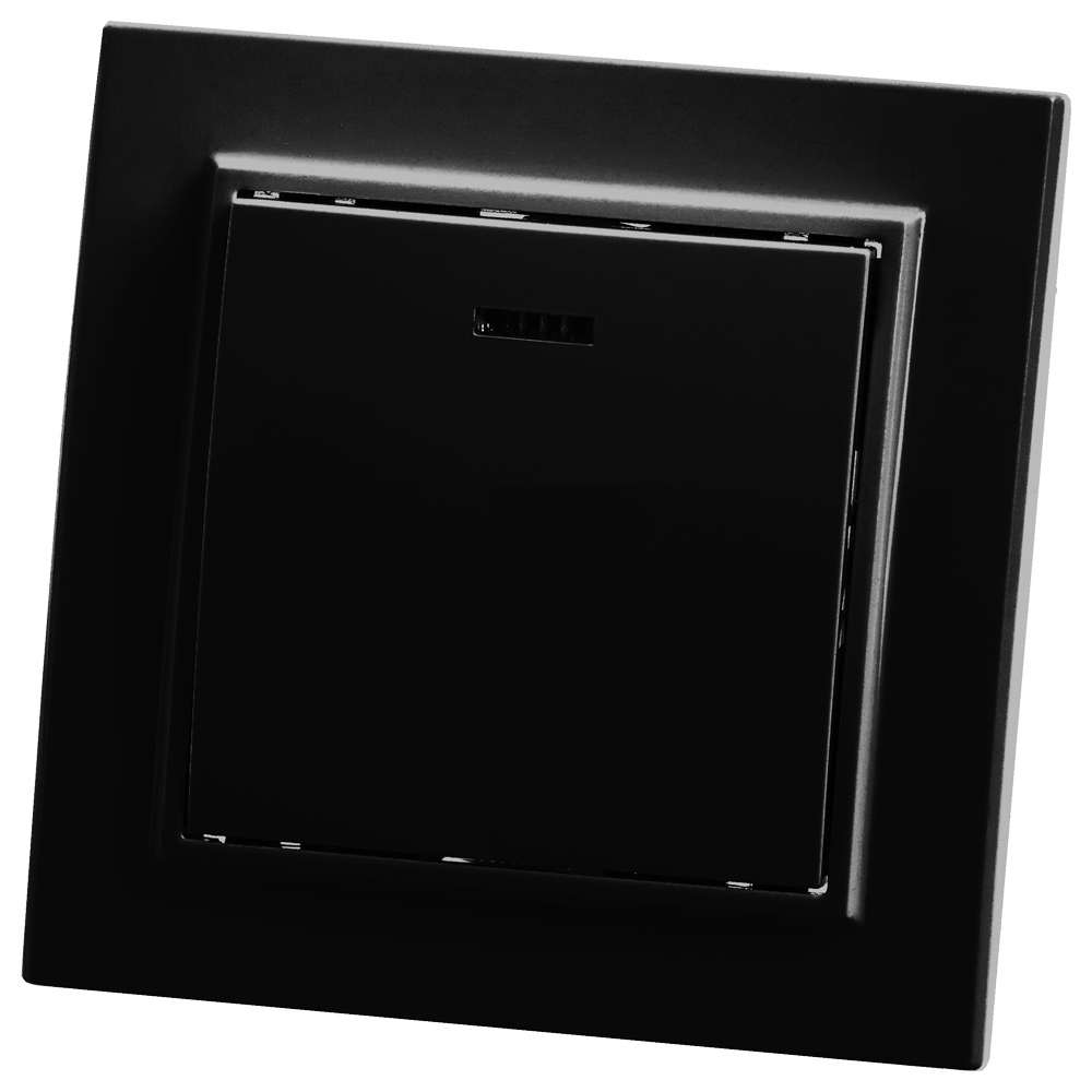Изображение товара Выключатель встраиваемый Stekker Эрна 39470 1 клавиша, цвет черный Изображение товара Выключатель встраиваемый Stekker Эрна 39470 1 клавиша, цвет черный