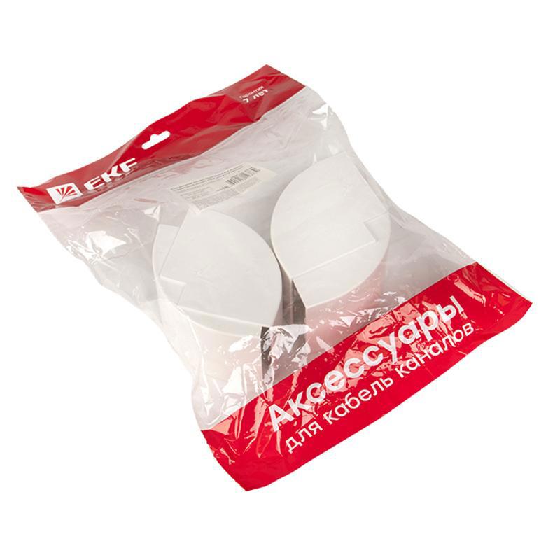 Изображение товара Угол внешний для кабель канала EKF PROxima 60x60 белый 4 шт