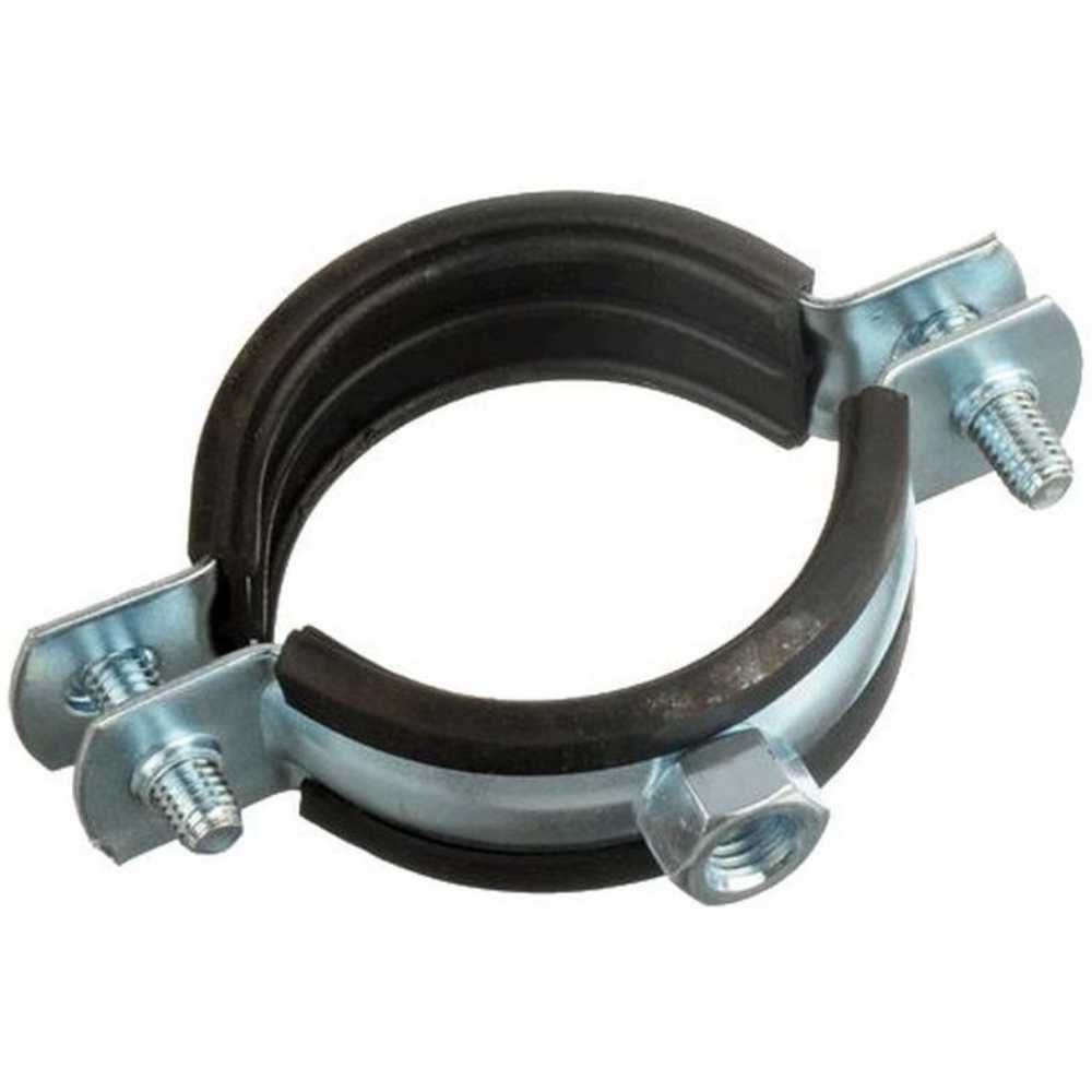 Изображение товара Хомут оцинкованный TeRma с резиновым уплотнителем 40-46 мм М8
