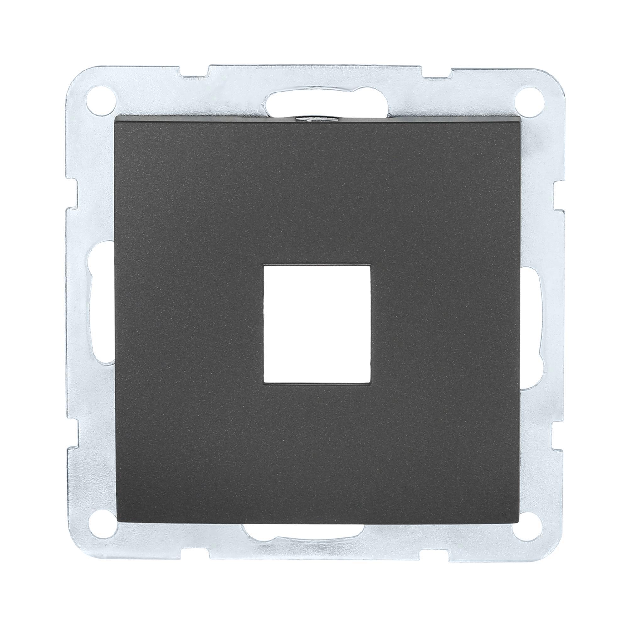 Изображение товара Розетка встраиваемая Lk studio LK60 866108-1 с накладкой цвет чёрный бархат