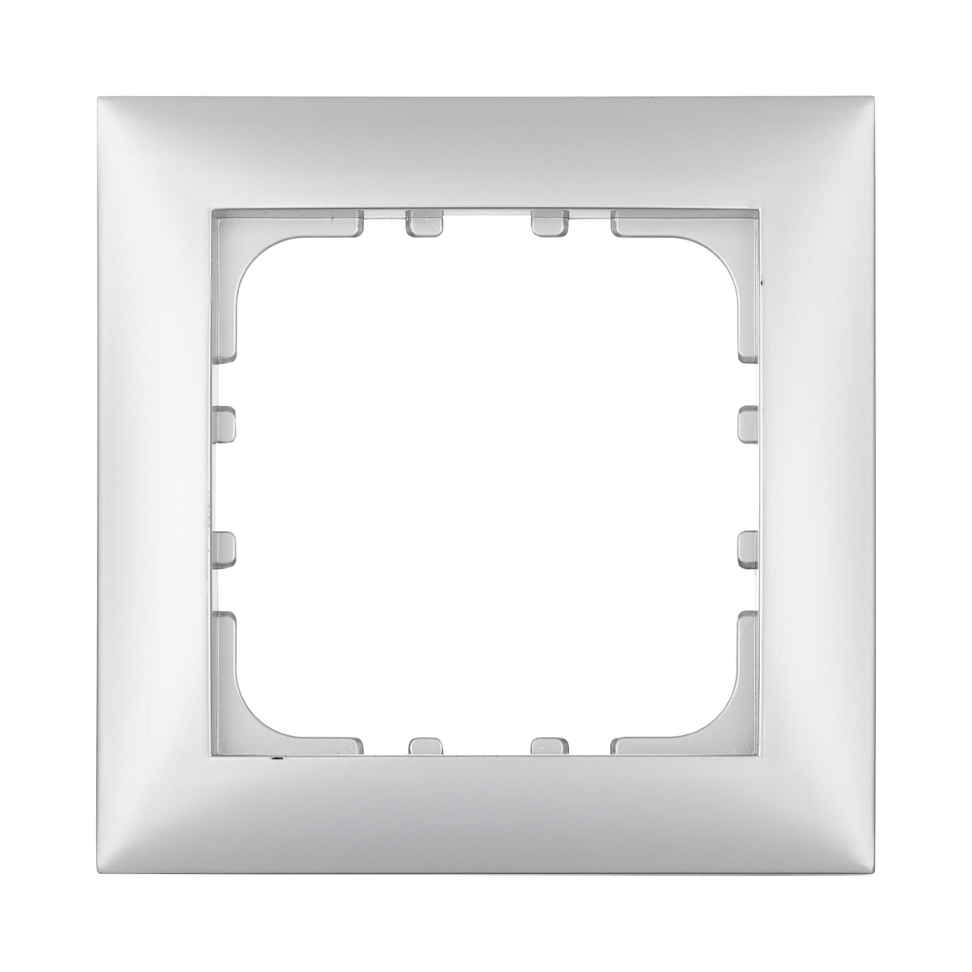 Изображение товара Рамка для розеток и выключателей Lk studio LK60 1 пост цвет серебро