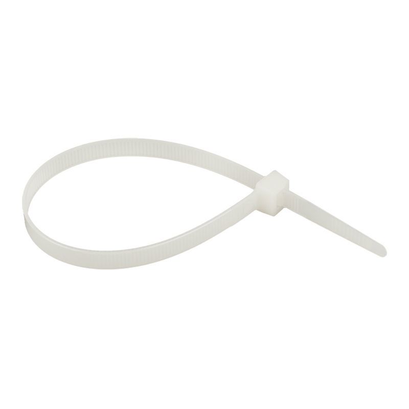 Изображение товара Кабельная стяжка EKF Basic 7.2x450 мм 100 шт белая мономат из Nylon 6.6