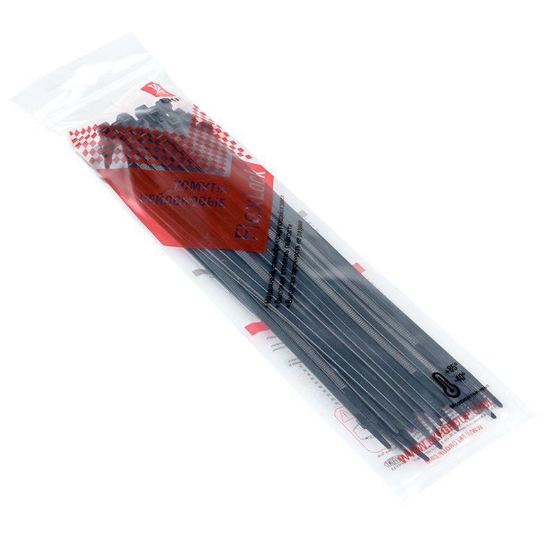 Изображение товара Кабельная стяжка EKF FlexLock PROxima P6.6 3.6x200 мм нейлон цвет черный 50 шт. Изображение товара Кабельная стяжка EKF FlexLock PROxima P6.6 3.6x200 мм нейлон цвет черный 50 шт.