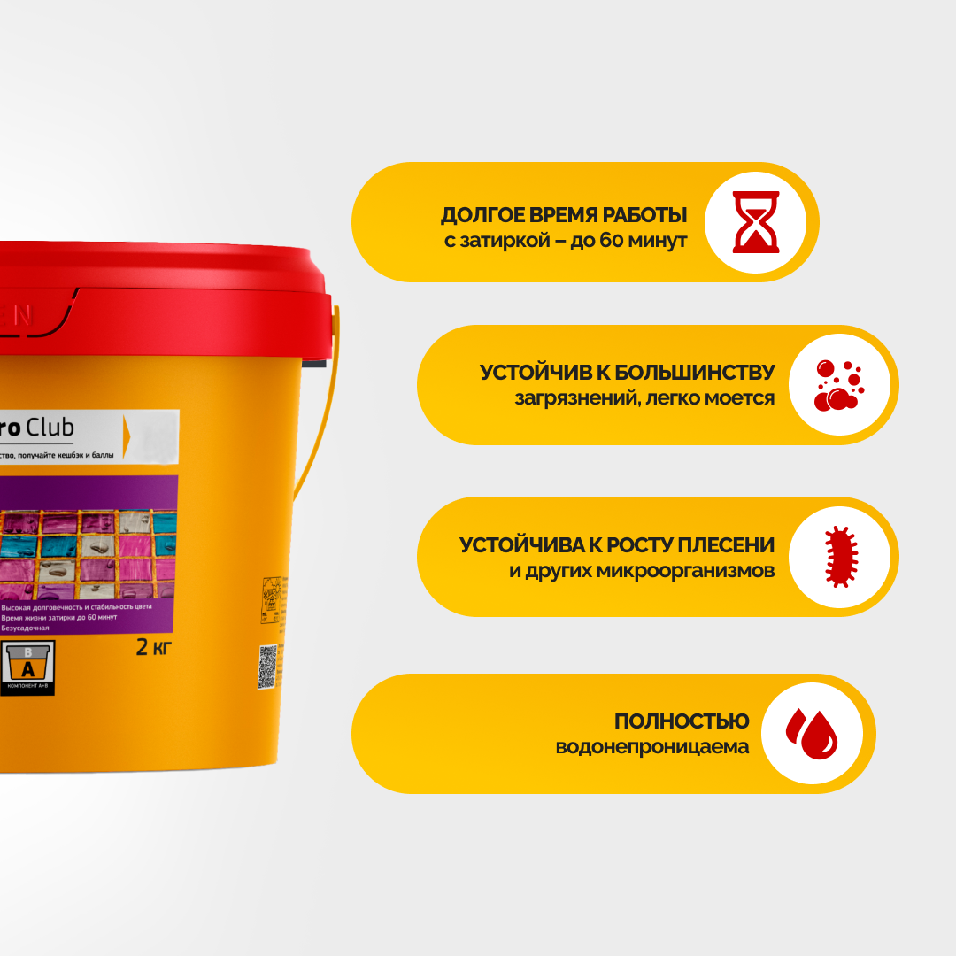 Изображение товара Эпоксидная затирка Sika Ceram-815 EG двухкомпонентная тёмно-голубая
