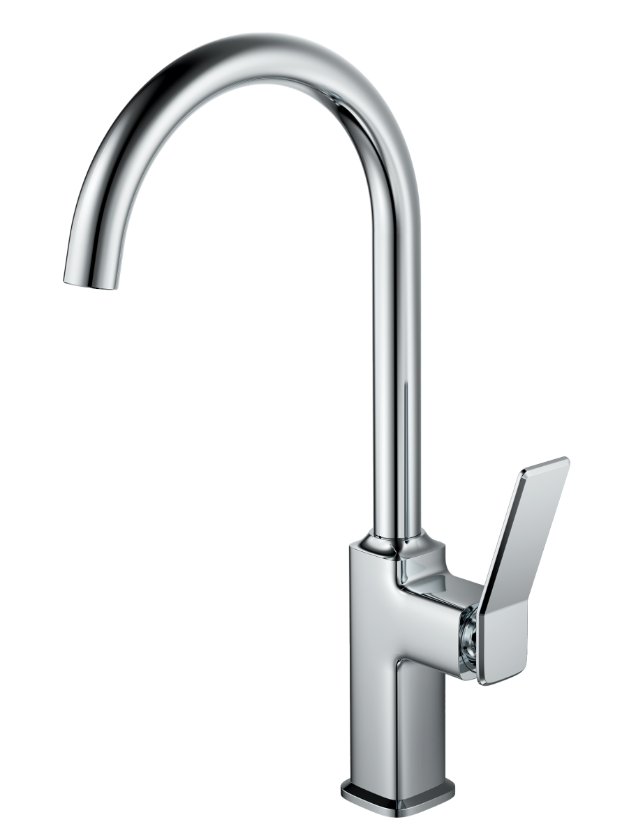 Изображение товара Смеситель для кухни Platan УТ-00052174 поворотный излив 29.5 см цвет хром