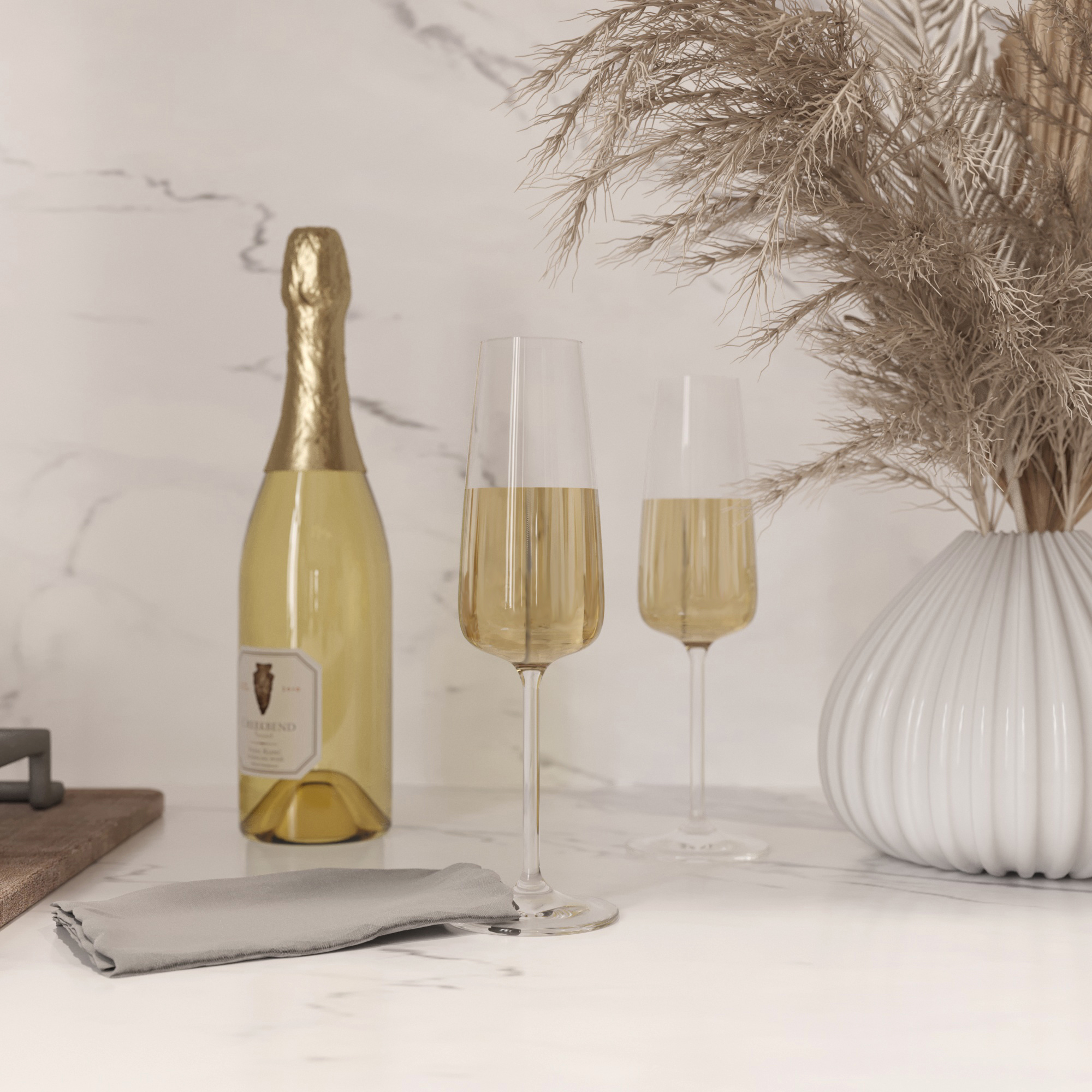 Изображение товара Бокал 235 мл Strotskis 0303/2 00000070821 хрусталь цвет прозрачный 2 шт