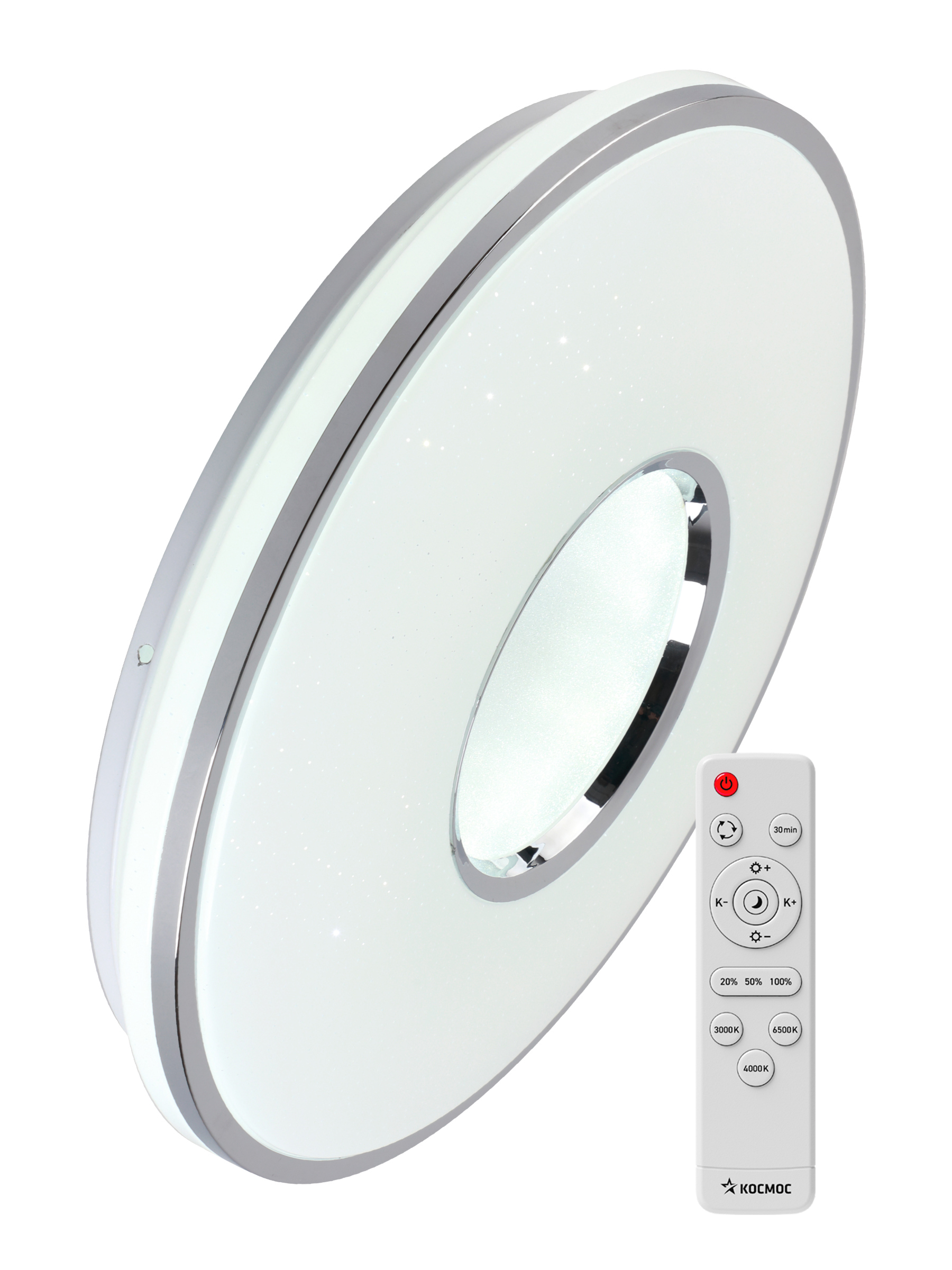 Изображение товара Светильник настенно-потолочный светодиодный Космос KSorio75W с пультом управления