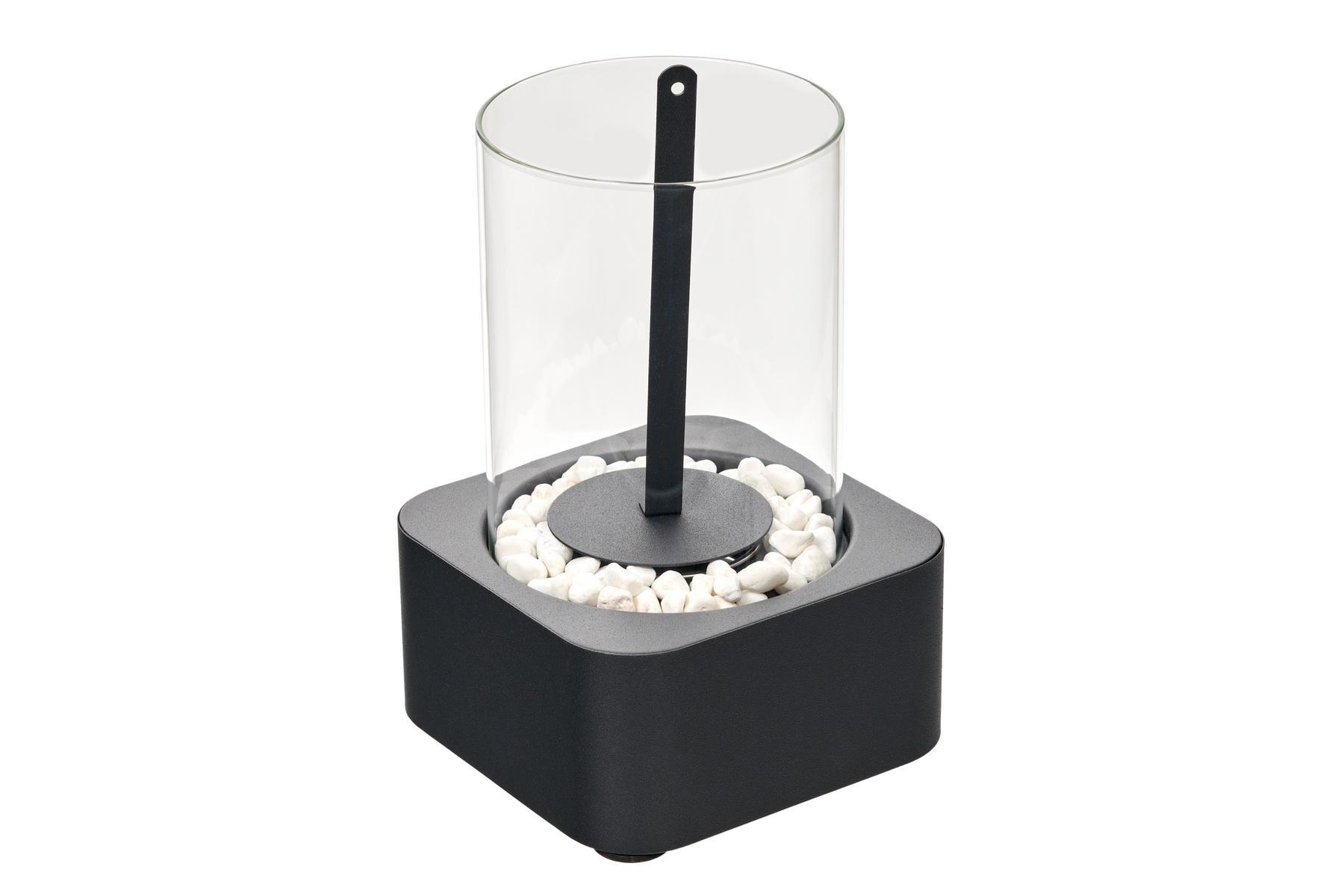 Изображение товара Настольный биокамин Bradex Square из металла и стекла компактный и безопасный