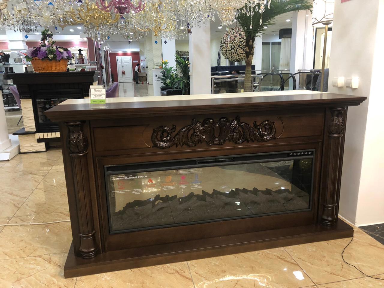 Изображение товара Каминокомплект Inter Flame Лорд с очагом FreeSpace 50 цвет темный дуб