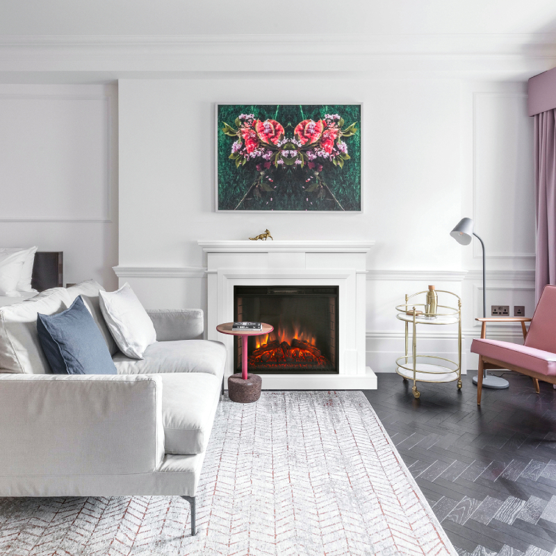 Изображение товара Каминокомплект MARCO 26 WT с очагом EPSILON 26 S IR NT