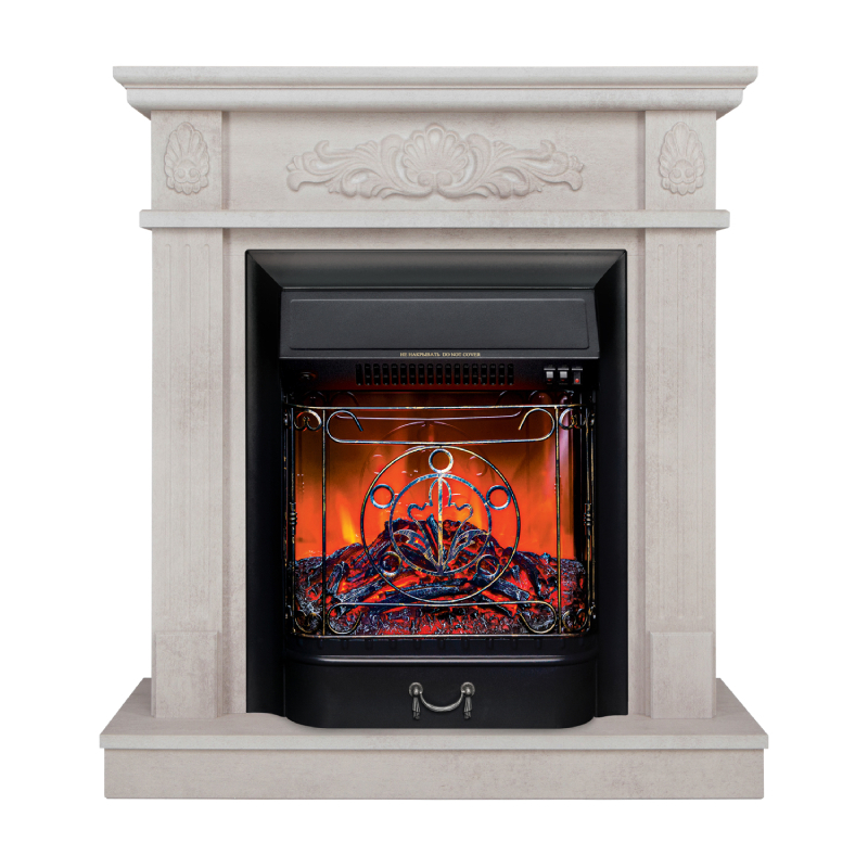 Изображение товара Каминокомплект Realflame Adelaida со очагом Majestic Lux BL, светло-бежевый