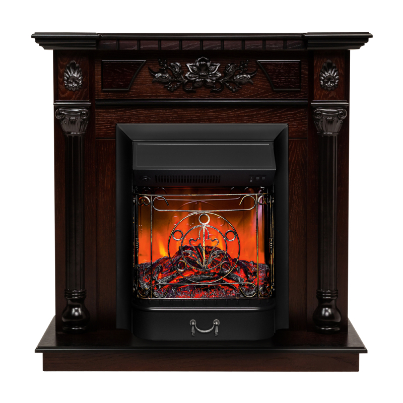 Изображение товара Каминокомплект с электроочагом Majestic Lux и шпон дуба Dacota