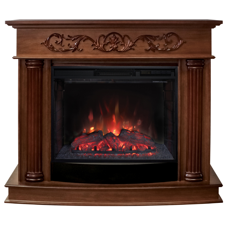 Изображение товара Каминокомплект Realflame Milano 25/25.5 DN с электроочагом Sparta 25.5 750Вт орех