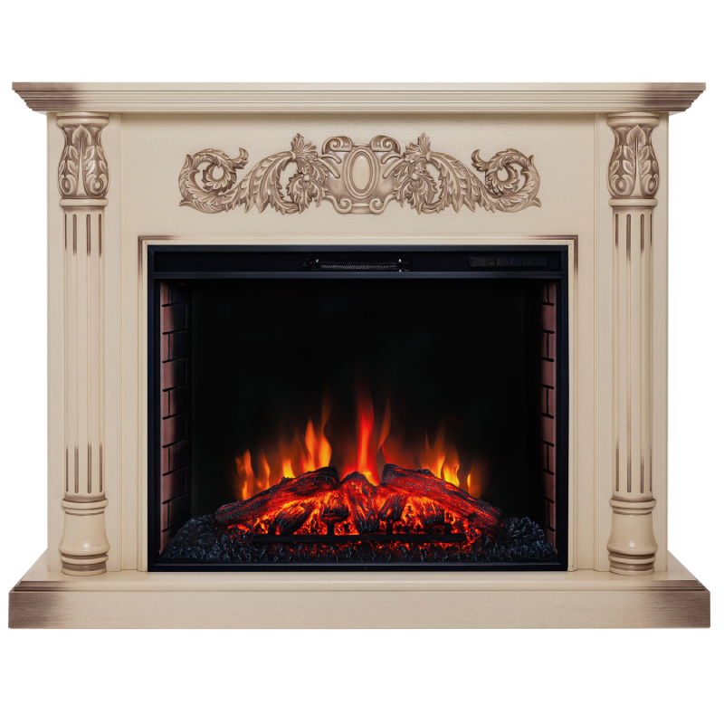 Изображение товара Каминокомплект Salford 33 WT + Epsilon 33 с очагом и классическим стилем