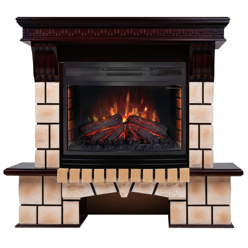 Изображение товара Каминокомплект Stone Brick FS25/25'5 AO + Firefield 25 S IR NT