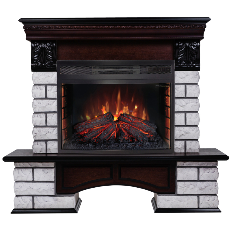 Изображение товара Каминокомплект Realflame Country Lux Rock FS25/25'5 AO с очагом Firefield 25 750Вт античный дуб