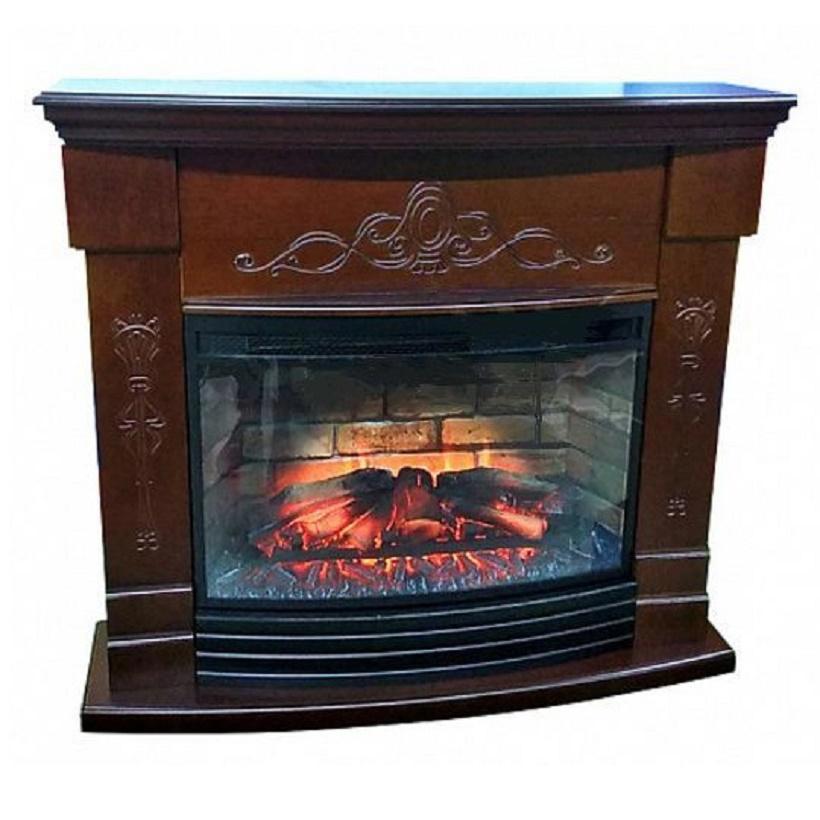 Изображение товара Каминокомплект Inter Flame Идальго (Темный Дуб) с очагом Panoramic IF-EF25-30 FX