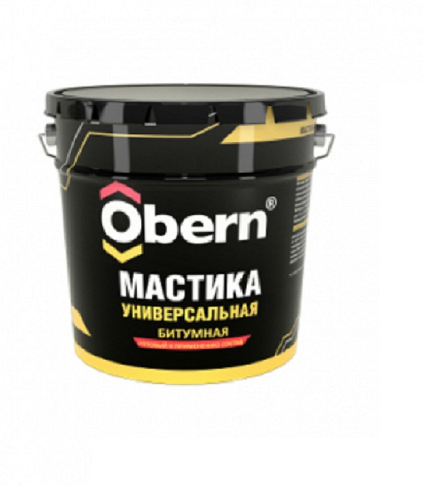 Изображение товара Мастика Obern битумная универсальная 15кг цвет черный