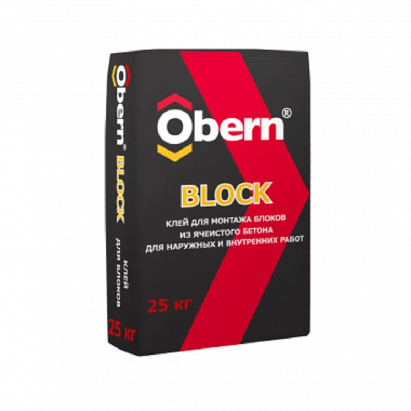 Изображение товара Клей для блоков Obern Block 25кг цвет серый