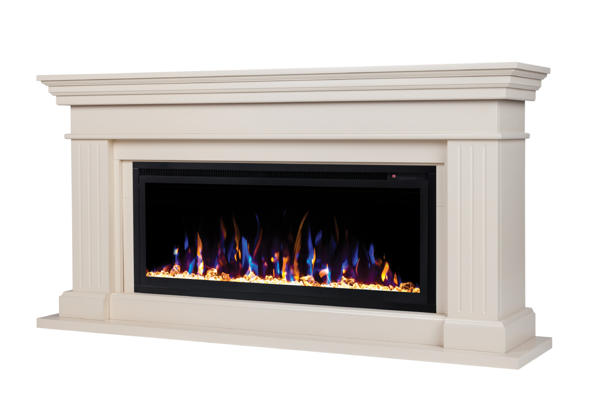Изображение товара Каминокомплект Ontario 42 Wt + Saphir-S 42 электрокамин стиль неоклассика