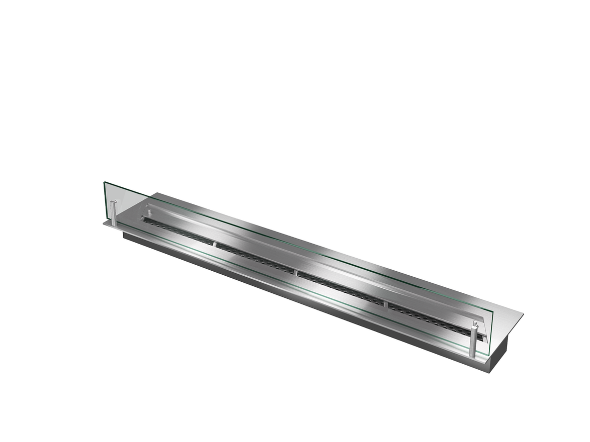 Изображение товара Топливный блок ZeFire 1000 со стеклом для биокаминов Россия