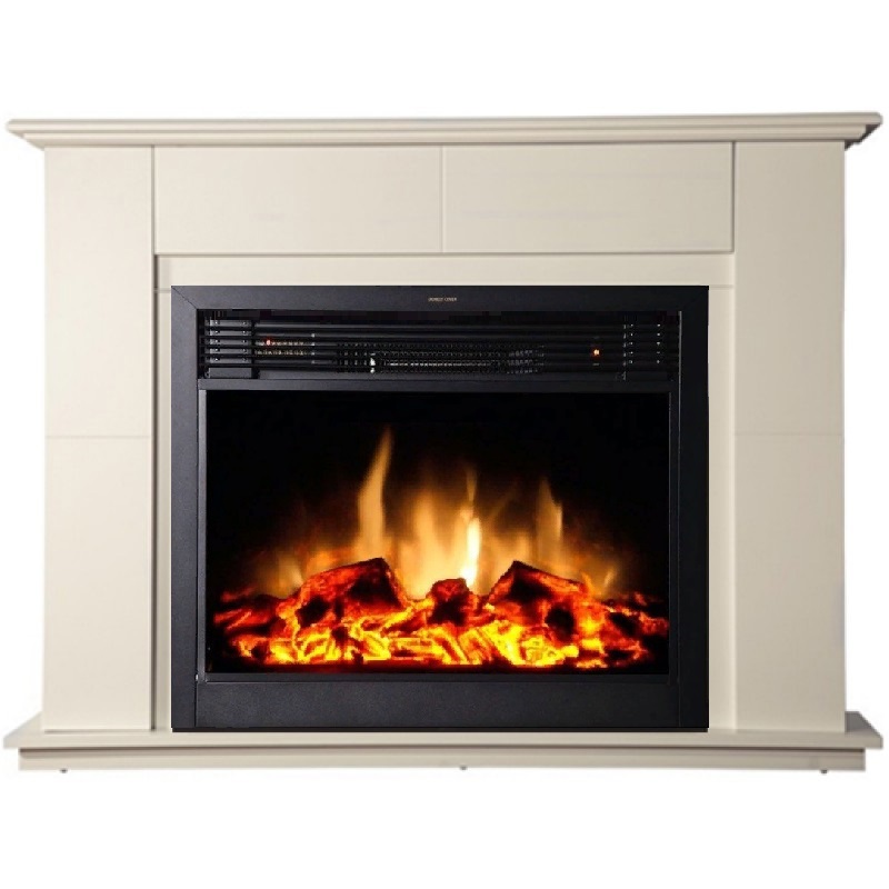 Изображение товара Электрический каминокомплект Inter Flame Бланк с очагом Jupiter 1700Вт бежевый