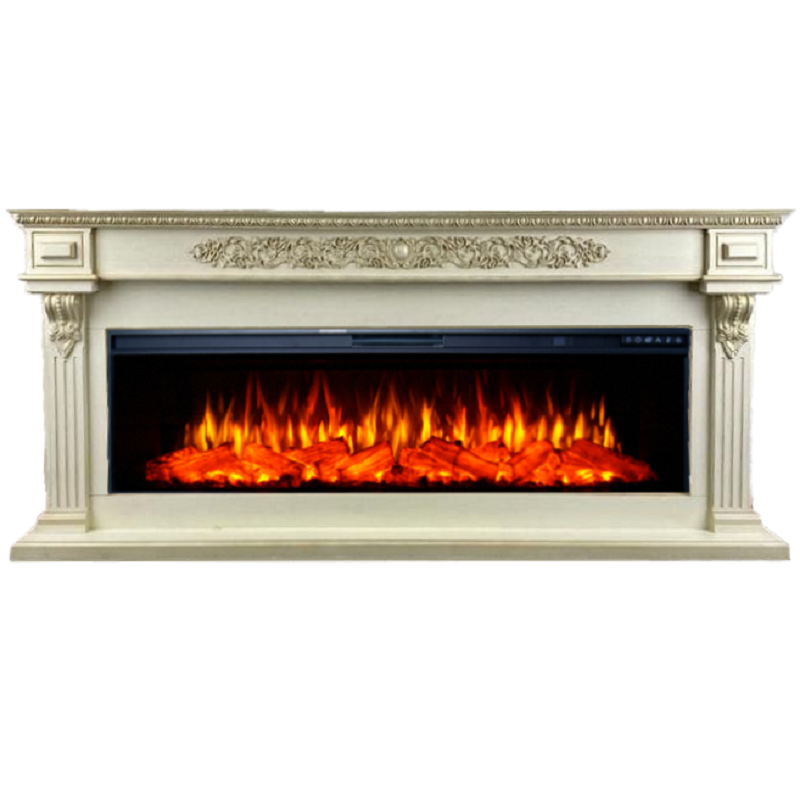 Изображение товара Каминокомплект INTER FLAME Вена с реалистичным эффектом пламени и обогревом 30 м²