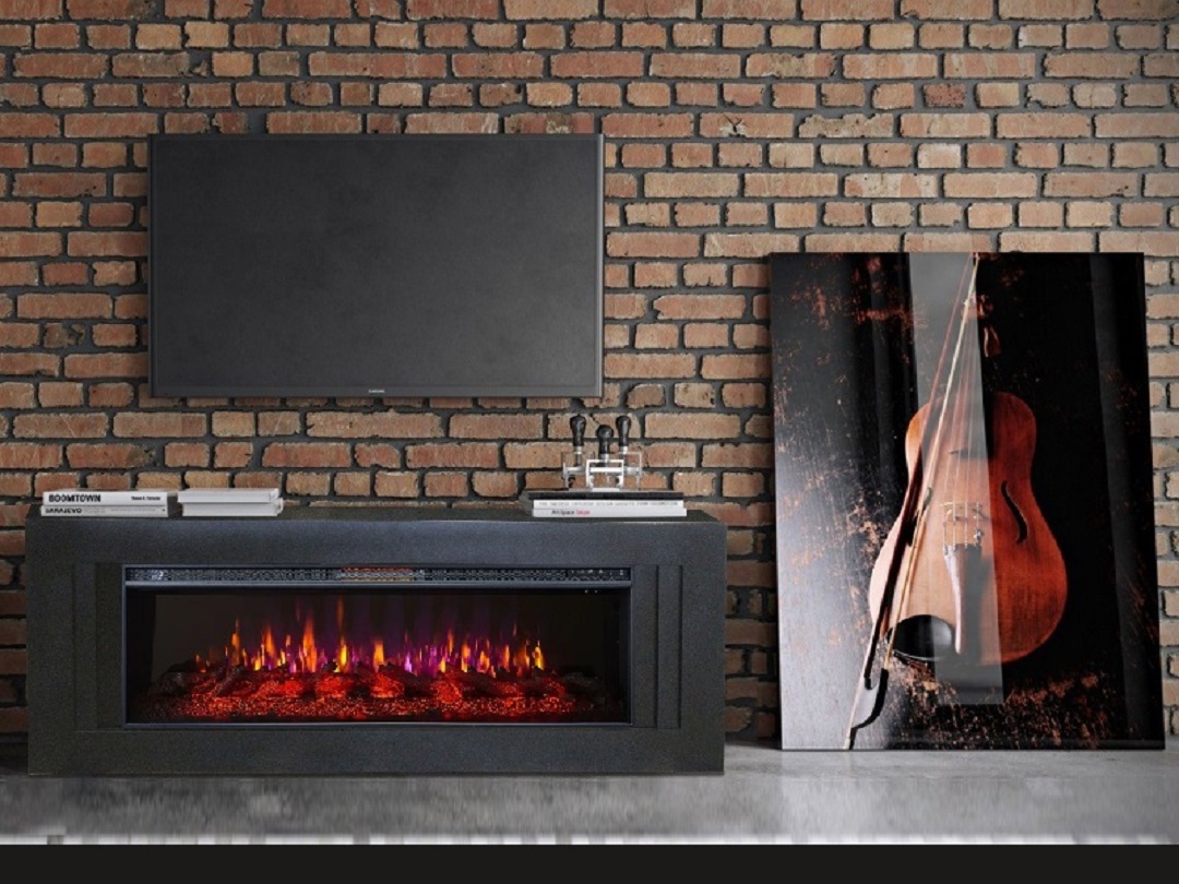 Изображение товара Электрический каминокомплект Старлайн с эффектом пламени и обогревом 1700 Вт