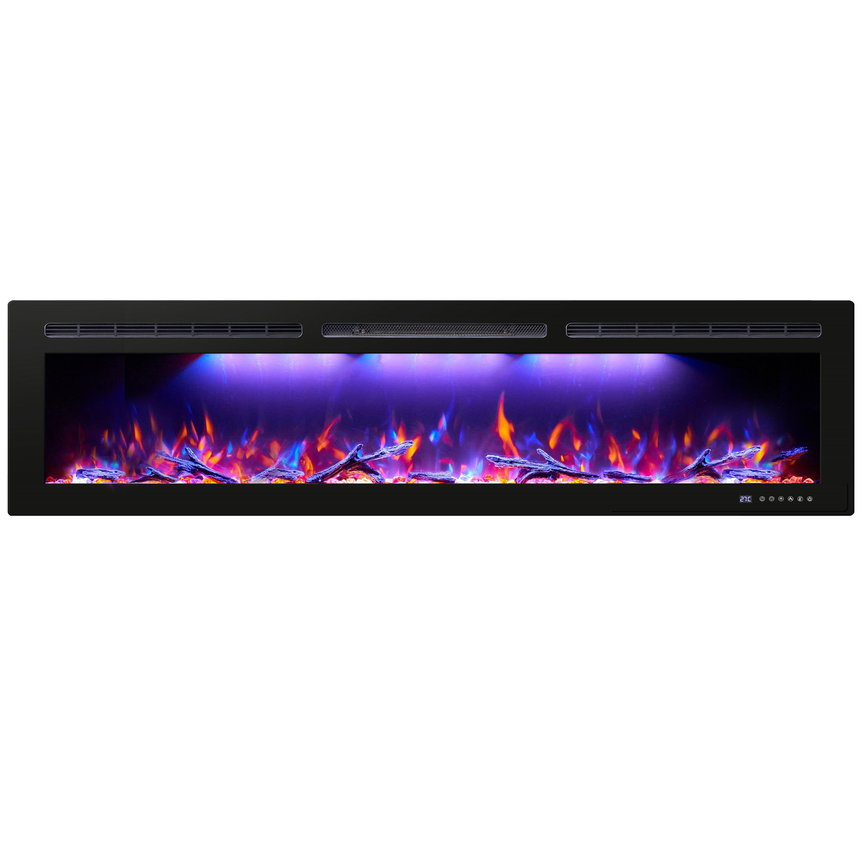 Изображение товара Электрический очаг Inter Flame FreeSpace 75 с эффектом пламени и обогревом 1700 Вт