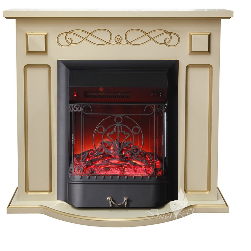 Изображение товара Каминокомплект Inter Flame Аспен + Magestic Black (BLT-999A-3/Black) 1700Вт