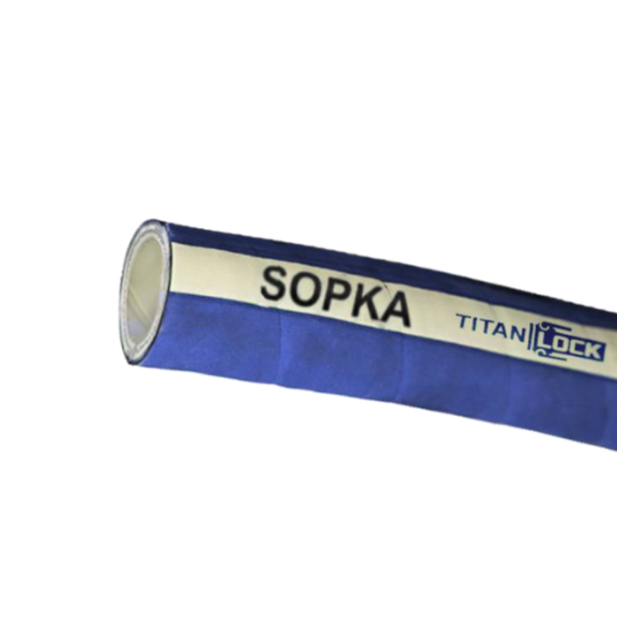 Изображение товара Пищевой рукав для пара и горячей воды Titan Lock Sopka 40м ⌀13мм Изображение товара Пищевой рукав для пара и горячей воды Titan Lock Sopka 40м ⌀13мм