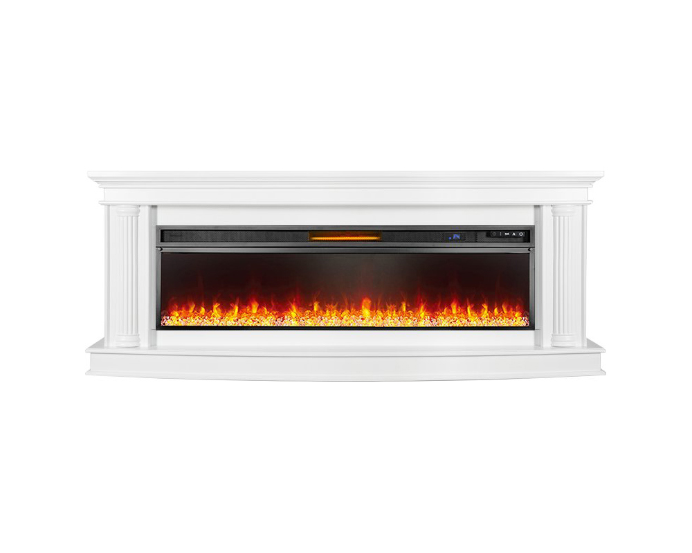 Изображение товара Каминокомплект Roma с очагом Vision 60 LED 1800Вт белый Royal Flame