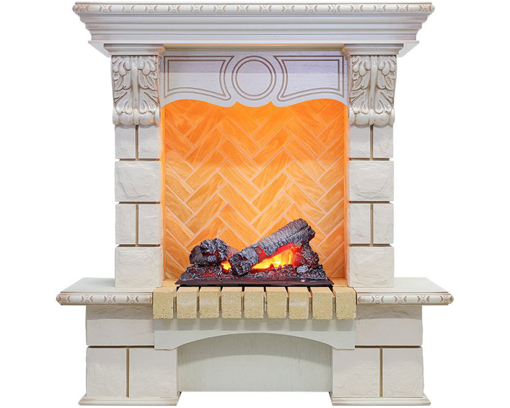 Изображение товара Dimplex Pierre Luxe Cassette 400 NHLL каминокомплект 1800Вт слоновая кость