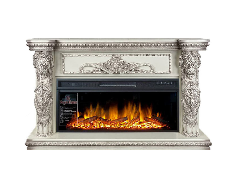 Изображение товара Каминокомплект Royal Flame Windsor с очагом Vision 42 LOG LED 1800Вт слоновая кость