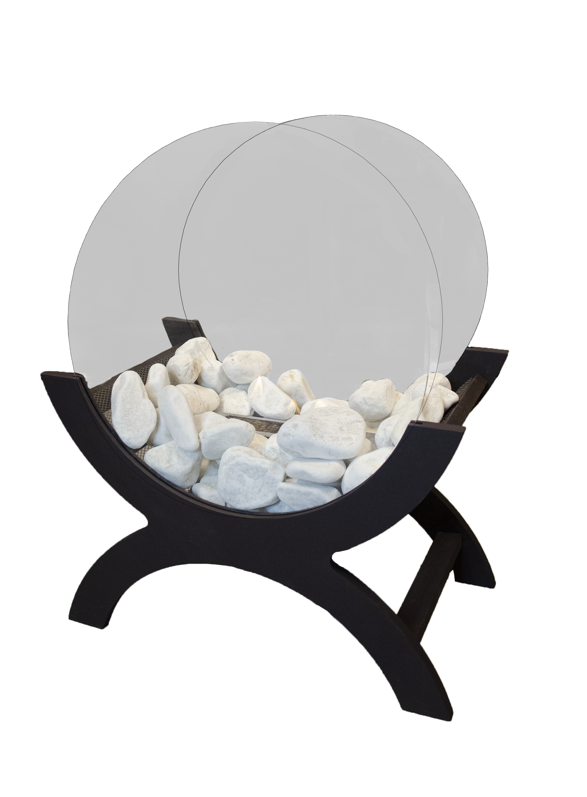 Изображение товара Напольный биокамин October Home венге экологичный и стильный