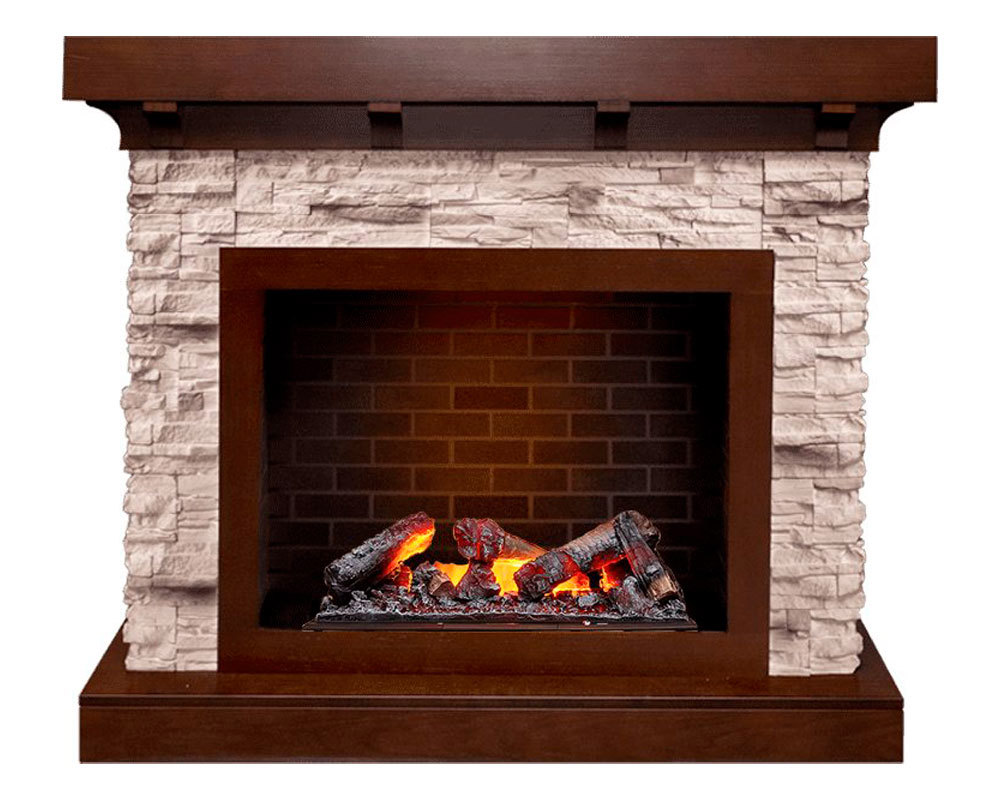 Изображение товара Каминокомплект Chalet с очагом Cassette 600NH темный дуб DIMPLEX