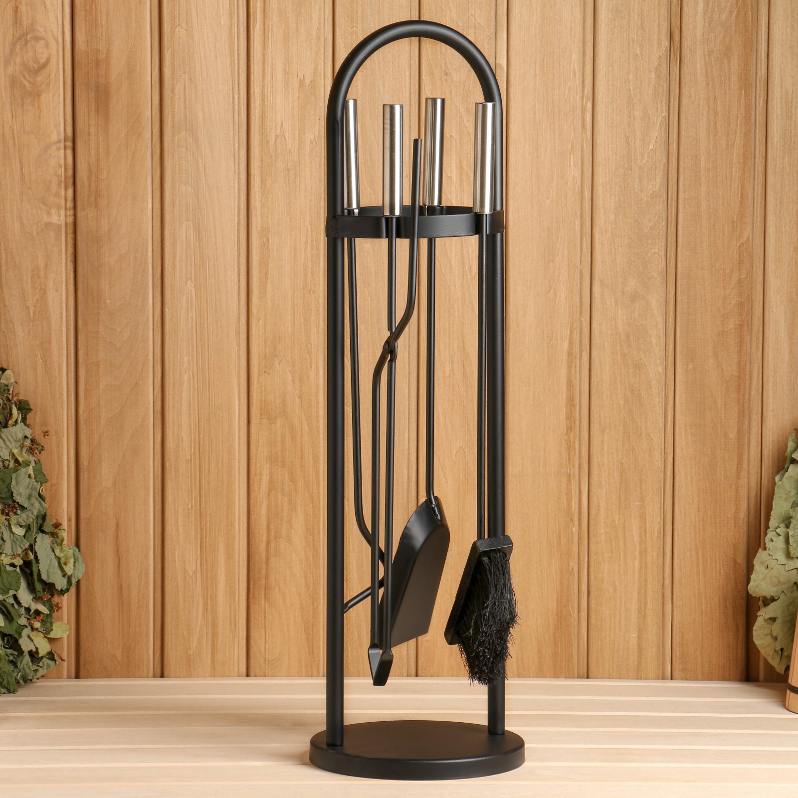 Изображение товара Набор принадлежностей для камина Simaland кочерга совок щетка щипцы 66x22.5x14.5 см