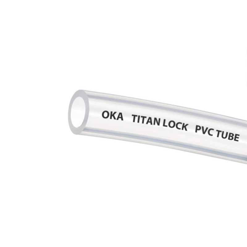 Изображение товара Прозрачная безнапорная ПВХ трубка Titan Lock Oka 100м ø12мм