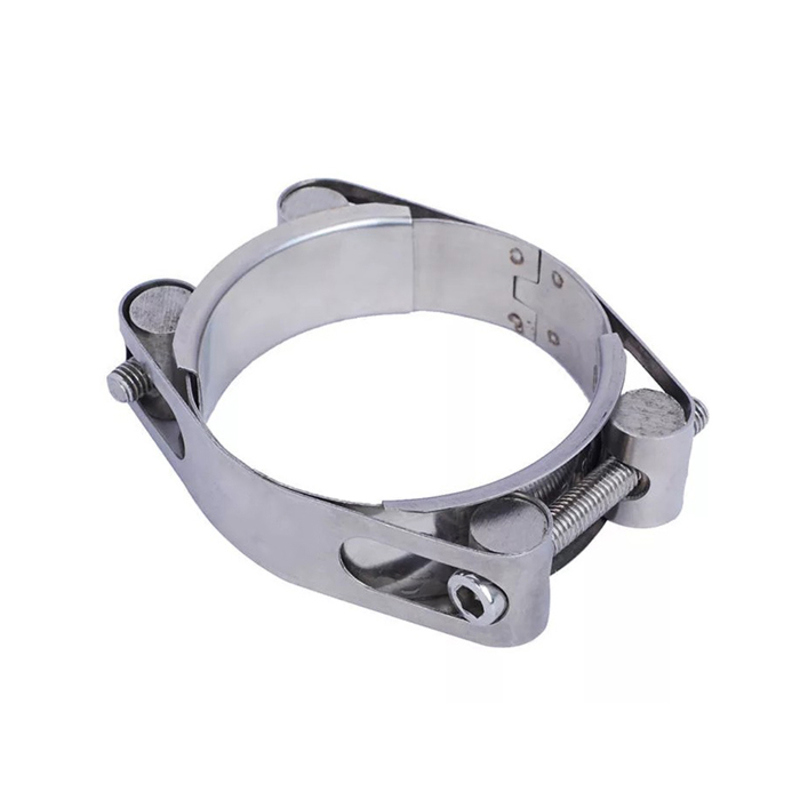 Изображение товара Силовой хомут 2-болтовый Titan Lock (50-60мм) TL50-60DRCSS нержавеющая сталь