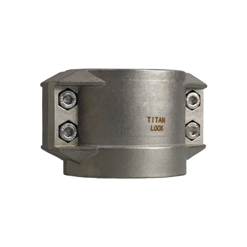 Изображение товара Усиленный 4-х болтовый зажим Titan lock TL38X6.5SS нержавеющая сталь 38 мм