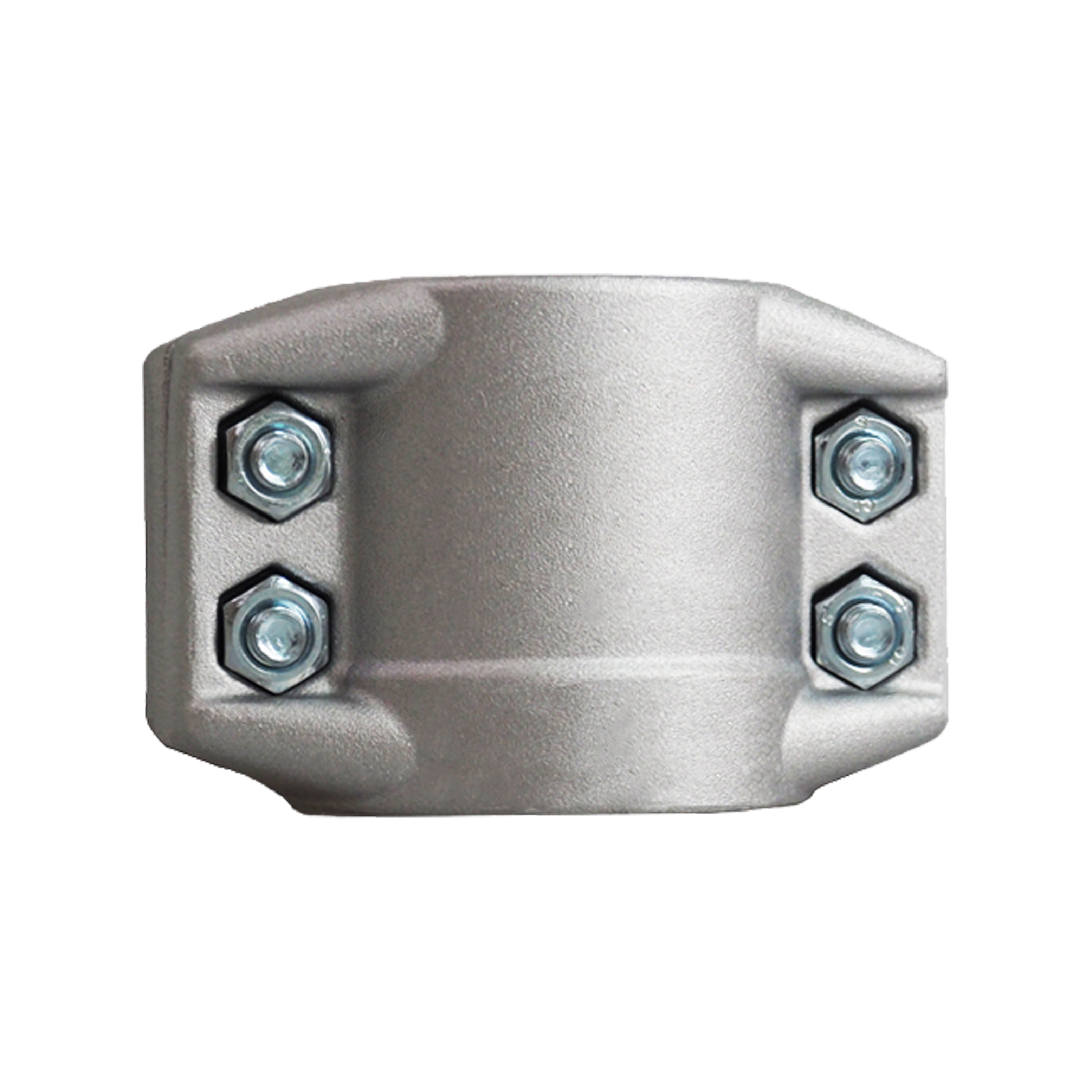 Изображение товара Усиленный 4-х болтовый хомут Titan lock TL50X10AL алюминий Изображение товара Усиленный 4-х болтовый хомут Titan lock TL50X10AL алюминий