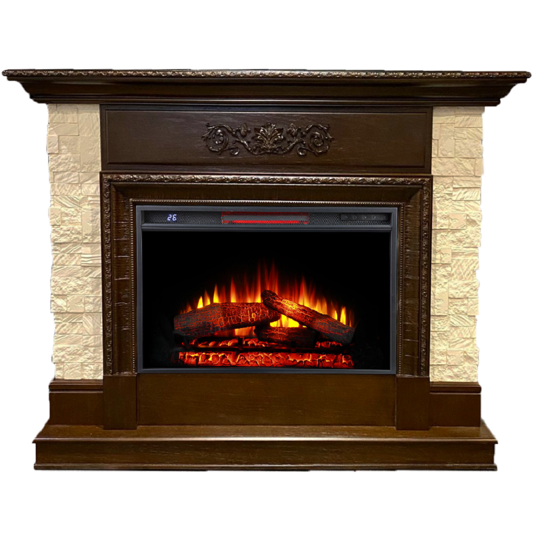 Изображение товара Каминокомплект Inter Flame Сигма сланец темный дуб с очагом Foton IF-EF 05-26