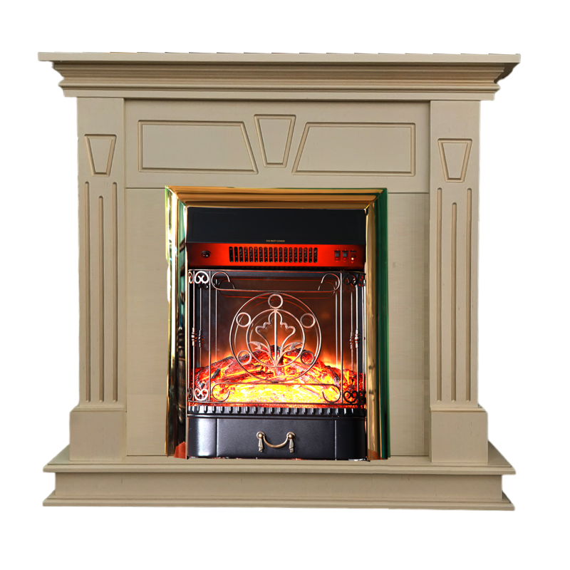 Изображение товара Каминокомплект Inter Flame Берта с очагом Magestic brass BLT-999A-3/Brass 1700Вт бежевый с золотой патиной Изображение товара Каминокомплект Inter Flame Берта с очагом Magestic brass BLT-999A-3/Brass 1700Вт бежевый с золотой патиной