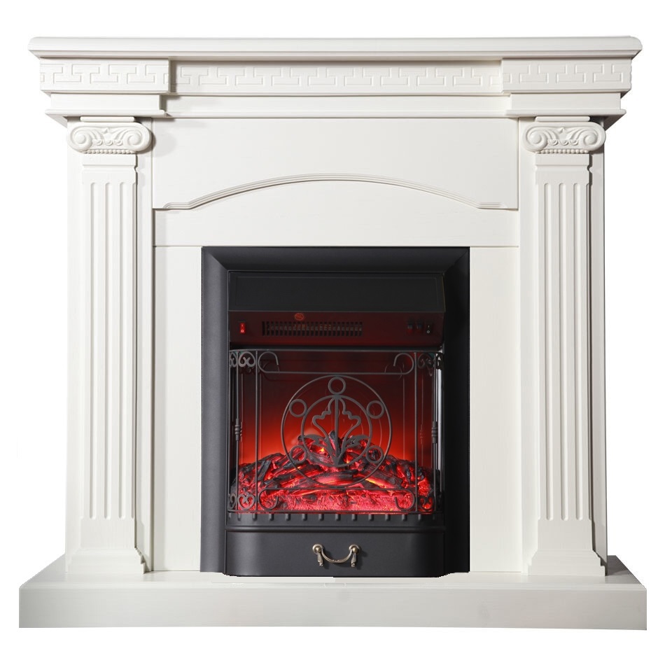 Изображение товара Электрокамин Афина с эффектом пламени 3D мощностью 1700 Вт белый INTER FLAME