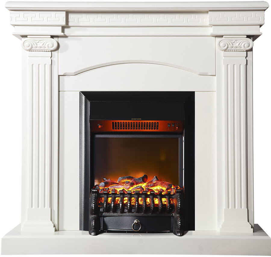 Изображение товара Электрокамин с очагом Fobos Black для интерьера Афина до 25 м²