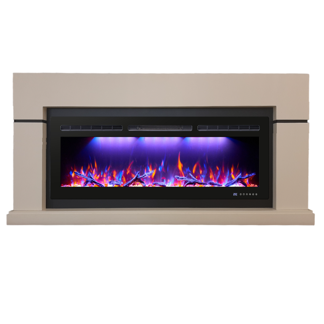 Изображение товара Каминокомплект Inter Flame Гранд бежевый с очагом FreeSpace 55