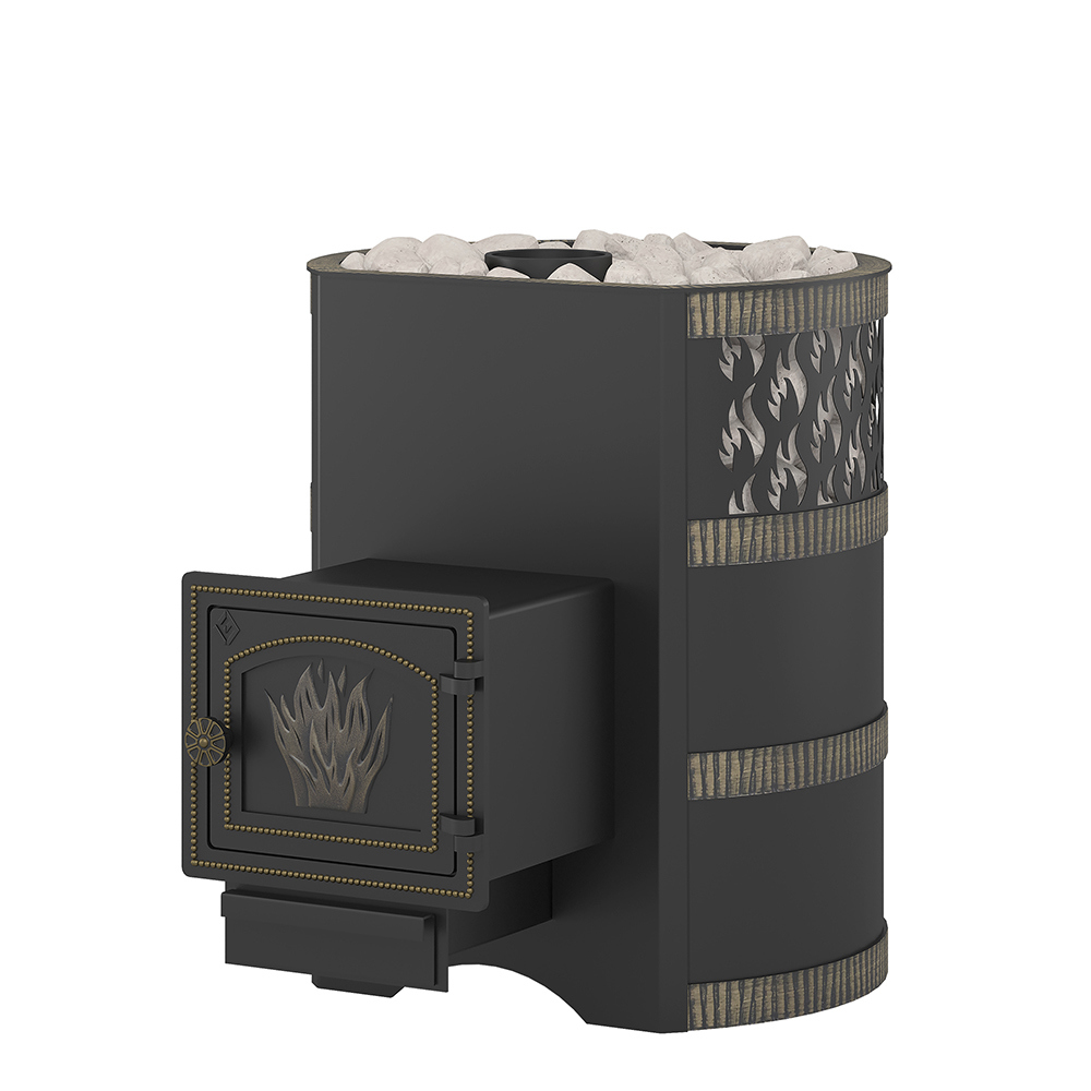 Изображение товара Печь банная дровяная Везувий Лава 16 (ДТ-3) мощностью 16 кВт для парных 8-18 кубометров