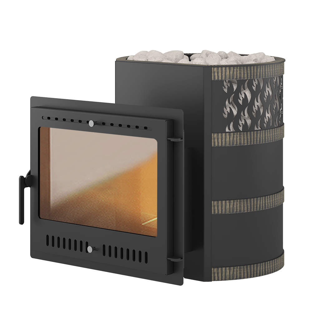 Изображение товара Печь банная дровяная Везувий Лава 16 Панорама М