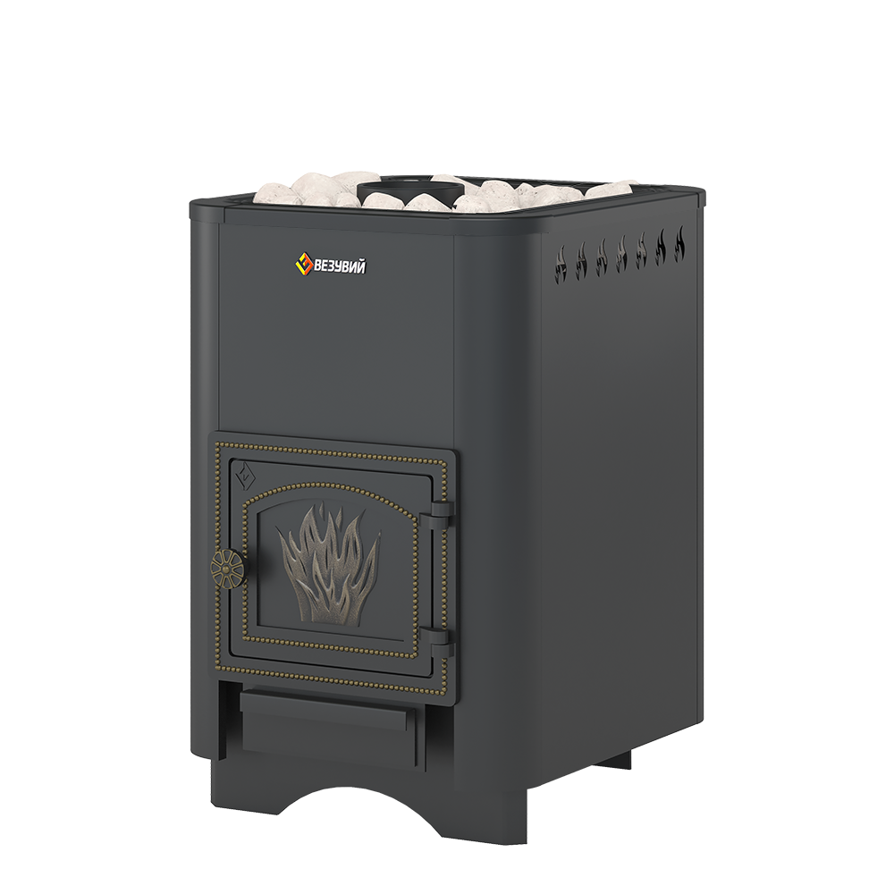 Изображение товара Печь банная дровяная Везувий Русичъ Антрацит 16 (ДТ-3)