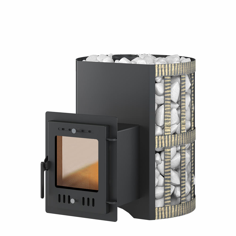 Изображение товара Банная печь ВЕЗУВИЙ Скиф Ковка16 (210) М стальная дровяная мощность 16 кВт Россия